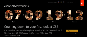 Adobe Announces April 12 CS5 Announcement