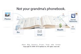 Spokeo: The Internet White Pages For Stalkers