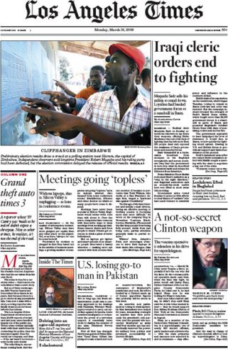 LA Times gets an iPhone habit