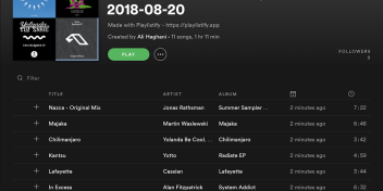 Playlistify, Does Exactly What It Says On The Tin