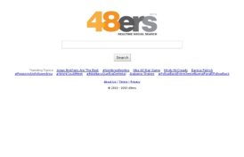 48ers.com New Real Time Social Search Engine