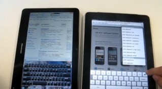 Hanvon Slate Vs. iPad Video
