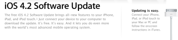 What is Part of the iOS 4.2 Update?