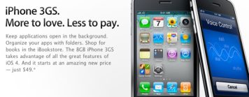 iPhone 3GS Now Available for a Paltry Sum: $49
