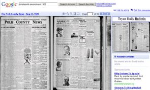 Google abandons newspaper scanning project