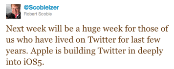 Twitter hops into bed with iOS 5 for some ‘deep integration’