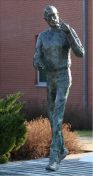 The Steve Jobs statue is beautiful, creepy
