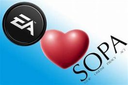 The major video game companies may be off the SOPA list but they still support it