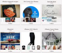 Just another indication that the Obama team “gets” social: Pinterest