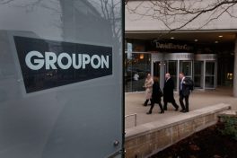 Call it a comeback: Groupon posts profit, share prices surge