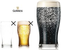 Ramblings of an adman: Guinness pint glass QR code makes the bar scene a little more social