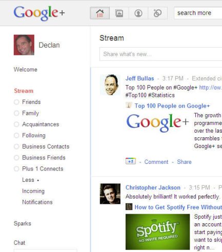 Google Plus Search