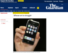5 years ago, The Guardian predicted massive failure for the iPhone