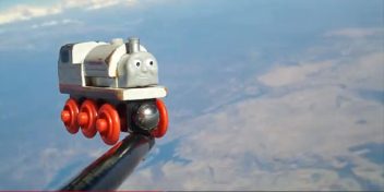 A Father sends his son’s toy into space