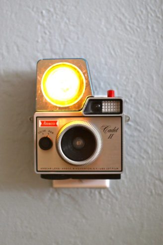 Refurbished cameras turned into nightlights
