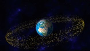 How much space junk clutters our galaxy?