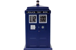 TARDIS alarm clock that projects time on your wall