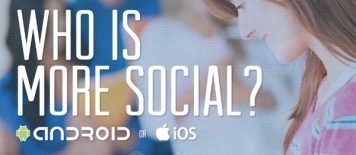 Who is more social? Android or iOS users?
