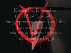 Remember, Remember the Fifth of November
