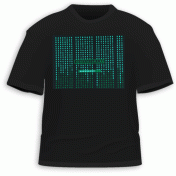 The Matrix LED flashing t-shirt