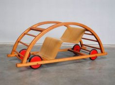 A 1950 innovative toy car that turns into a rocking chair