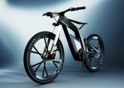 Did the Audi bike concept designer realize he used the Mercedes logo for the wheels?