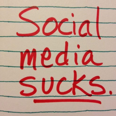 Do not be a social media user sucks