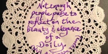 Neil deGrasse Tyson isn’t just a scientist. He’s a philosopher as well. About doilies.