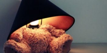 A weird yet wonderful teddy bear lamp