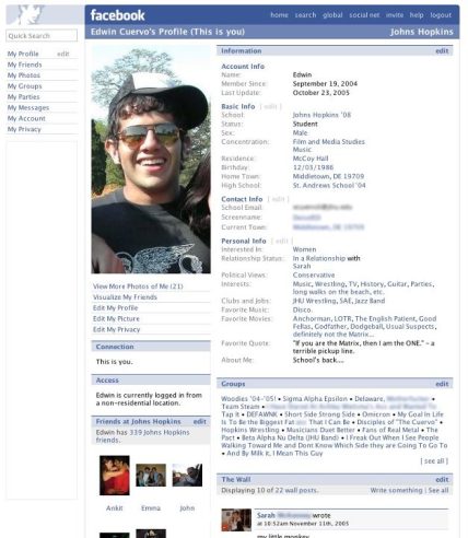 Five Years of Facebook