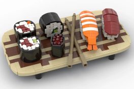 You can’t eat it, but that doesn’t make this sushi made of LEGO less epic