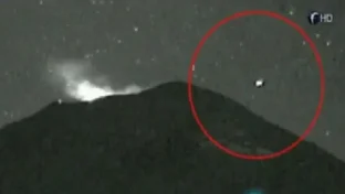 Compelling footage of a UFO at Popocatépetl Volcano in Mexico