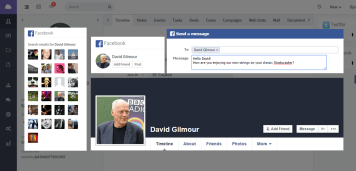 About.me integrates further with Facebook