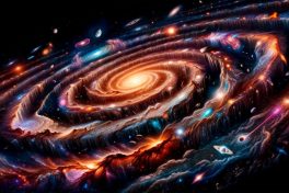 Video discussing the size of the universe is food for thought about nothing
