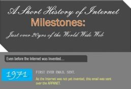 #Infographic: The history of the internet