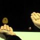 #Video: Bouncing virtual character interacts with the real world